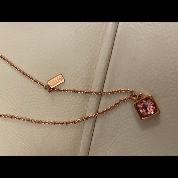 Coach earrings ,ring,necklace set - Picture 7 of 11